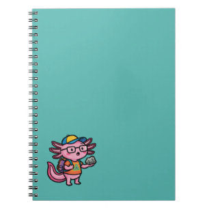 Sarkastisk nörd axolotl jag axolotl frågor meme anteckningsbok