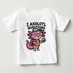 Sarkastisk nörd axolotl jag axolotl frågor meme t shirt