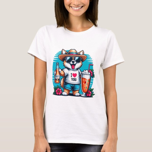 Sarkastisk och Rolig hund T Shirt (Framsida)