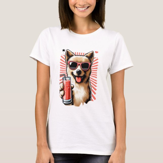Sarkastisk och Rolig hund T Shirt (Framsida)