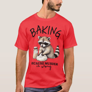 Sarkastisk Rollig Djur Bakande pojke T Shirt