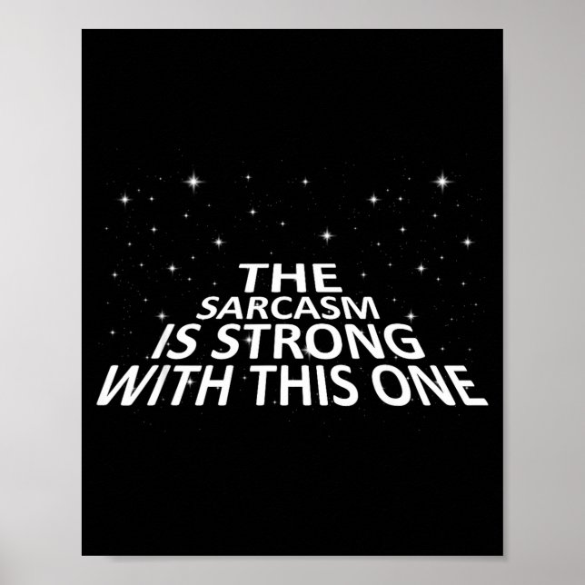 Sarkastisk, sarkasmen är stark hos denne poster (Framsidan)
