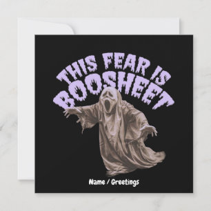 Sarkastisk Skräck Ghost Slang Puns Grafik Inbjudningar