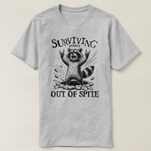 Sarkastisk Tvättbjörn Herrtröja T Shirt