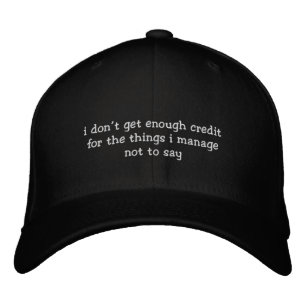 Sarkastisk vuxenhumor pappa broderad keps