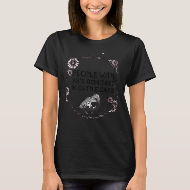 Sarkastiska Människor Med Ar's Kommer Inte In I Kr T Shirt (Framsida)