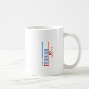 Sarkastiskt ladda för kommentar kaffemugg