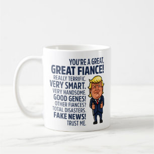Sarkastiskt och förarga Donald Trump "underbar Kaffemugg