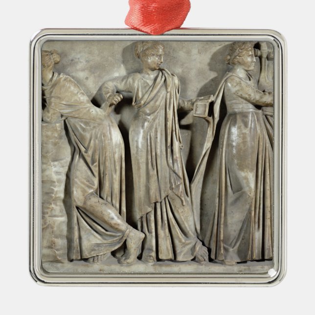 Sarkofag av musorna julgransprydnad metall (Framsidan)