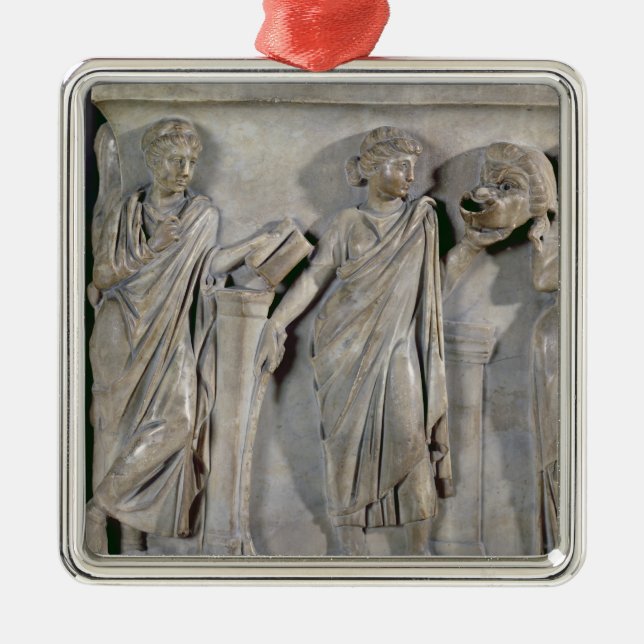 Sarkofaget av musorna, specificerar av Clio & Julgransprydnad Metall (Framsidan)