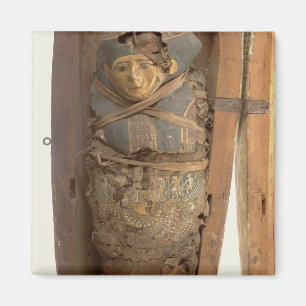 Sarkofaget och mummified förkroppsligar av magnet