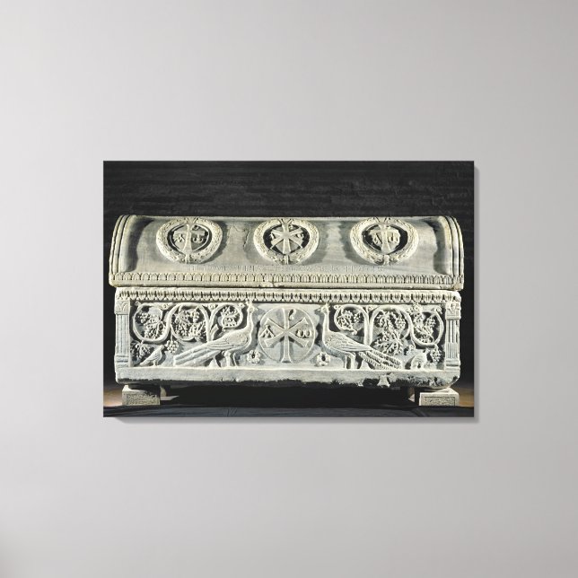 Sarkofagus av biskop Theodore Canvastryck (Framsida)