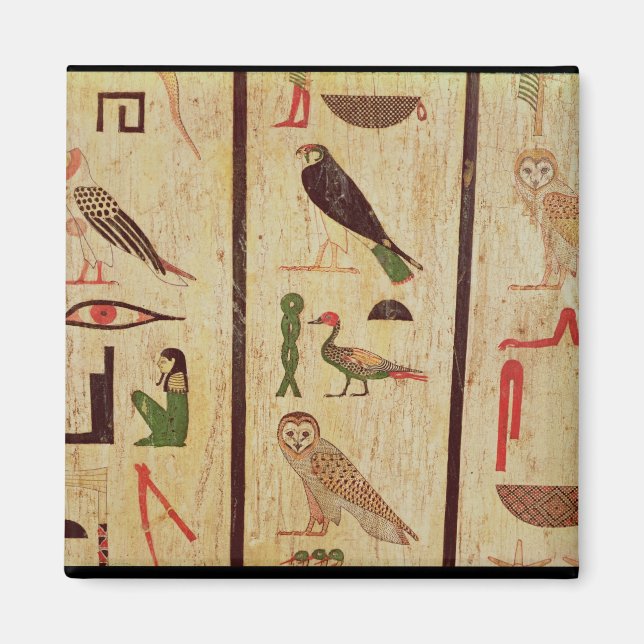 Sarkofagus i Psamtik I (664-610 BC) detalj o Magnet (Framsidan)