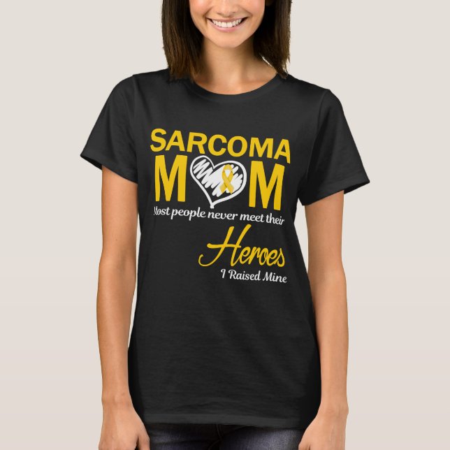 Sarkom Mamma Jag Uppfostrade Min T Shirt (Framsida)