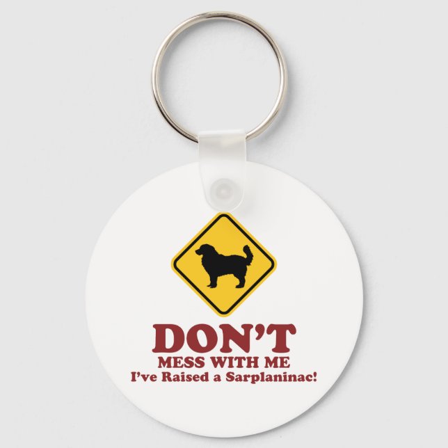 Sarplaninac Nyckelring (Framsida)