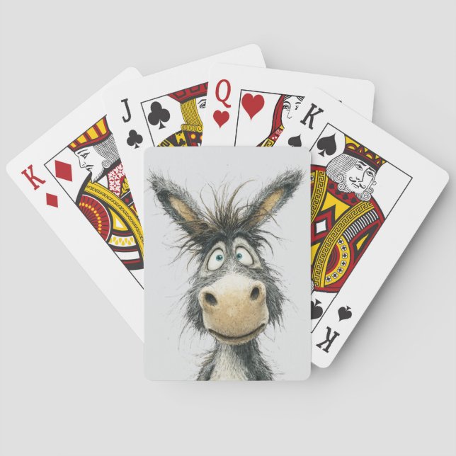 Särpräglad åsna  casinokort (Baksidan)