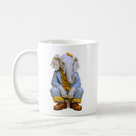 Särpräglad elefantman  kaffemugg