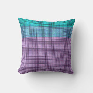 Särpräglade Aqua/Blå/Mauve > Ovanliga Kuddar