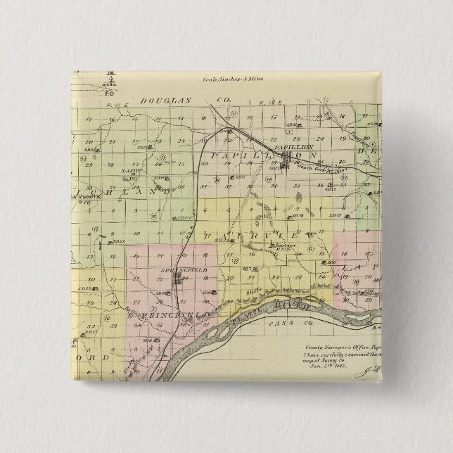Sarpy County, Nebraska Knapp (Framsida)
