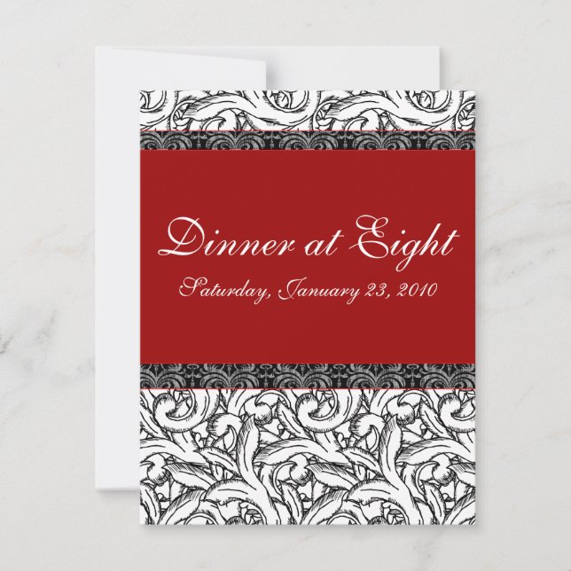 Särskild tillställning / bröllopsjubileums inbjuda inbjudningar (Framsida)