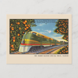 Särskild Vintage tåg för Florida Orange Blossom Vykort
