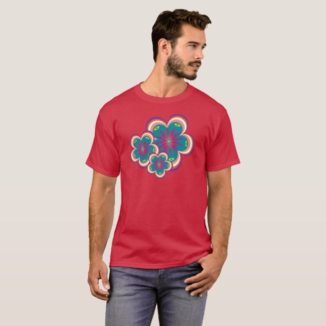 Särskilda Blooms Unisex T-Shirt (Hel framsida)