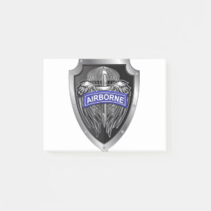 Särskilt Designat Winged Airborne Shield Post-it Block