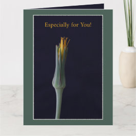 Särskilt för dig! Blommigt för Personlig av elegan Kort