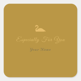 Särskilt för dig fyrkantigt klistermärke