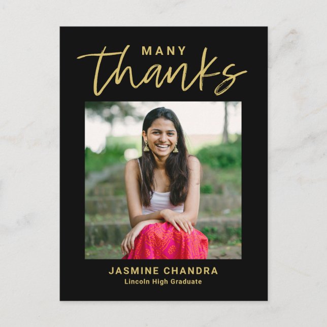 Särskilt vykort för Coola Studenten Tack (Framsida)