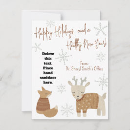 Sårt Helgdag: Hand Sanitizer-presentkort Kort