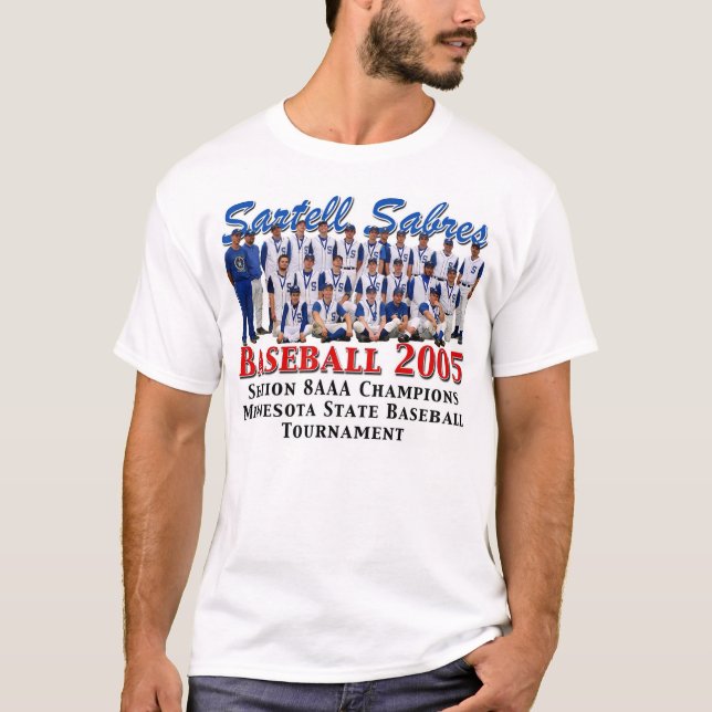Sartell sabelbaseball 2005 t-shirt (Framsida)