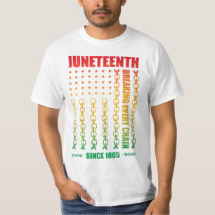 Sårtionde brytning av varje kedja sedan 1865 lusti t shirt