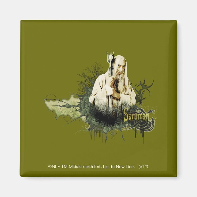 SARUMAN™ Vector Collage Magnet (Framsidan)