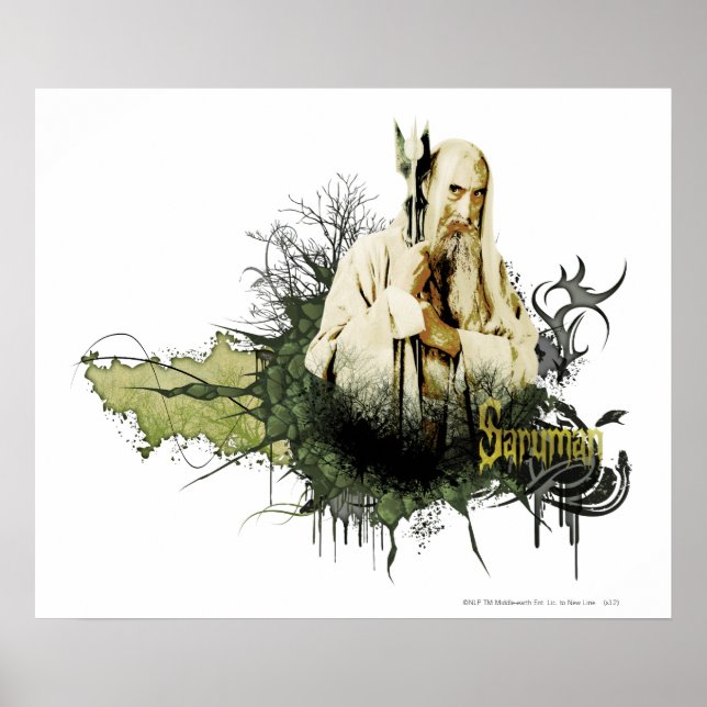 SARUMAN™ Vector Collage Poster (Framsidan)