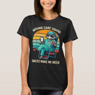 Sårvårdssjuksköterska Roliga Snacks Gör Trevligare T Shirt
