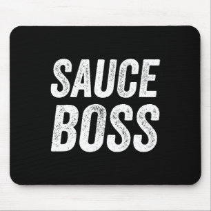 Sås Boss Chef Bbq Kock Mat Humoristisk Musmatta