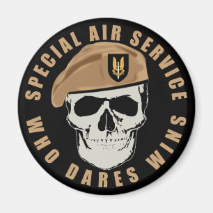SAS Skull Magnet