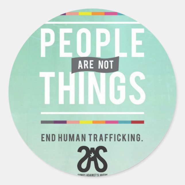 SAS Stickers Runt Klistermärke (Framsida)