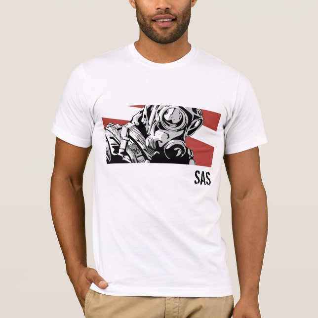 SAS t-skjorta Tee Shirt (Framsida)