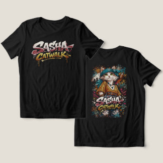 Sasha Catwalk Y2K Graffiti T-Shirt