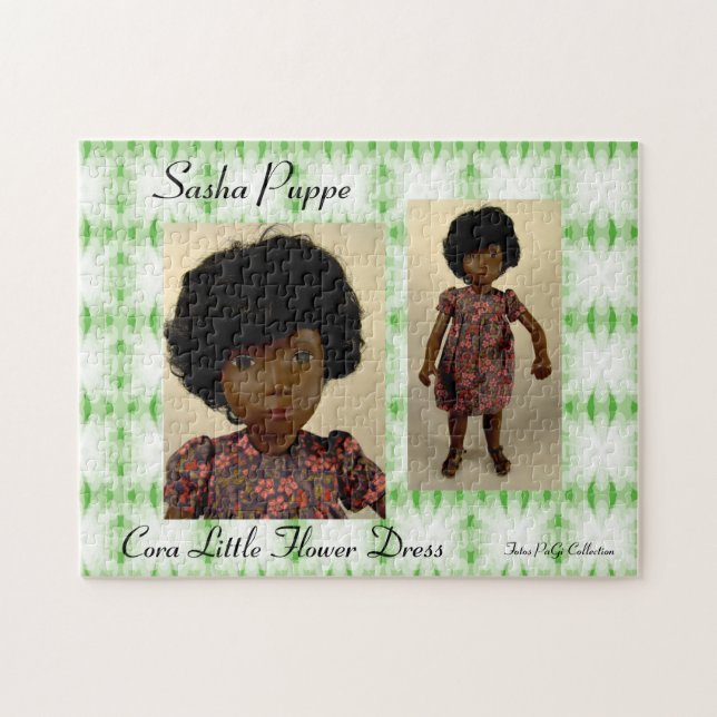 Sasha Doll Puzzle Cora Little Flower Dress Pussel (Horisontell)