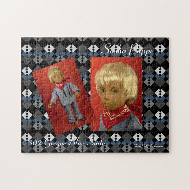 Sasha Doll Puzzle Gregor Blue-Suite Pussel (Horisontell)