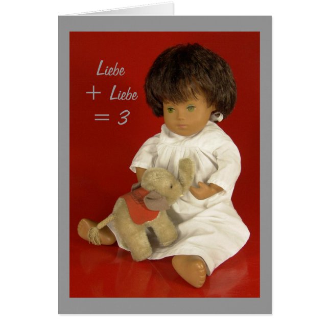 Sasha Geburtsanzeige Karte Hälsningskort (Framsidan)