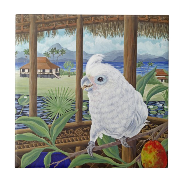 Sasha i Indonesien Kakelplatta (Framsidan)