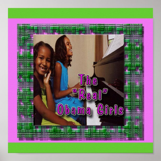 SASHA & MALIA:  THE REAL OBAMA GIRLS POSTER (Framsidan)