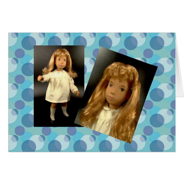 Sasha Morgenthaler Puppe Karte Hälsningskort (Framsidan Horizontal)