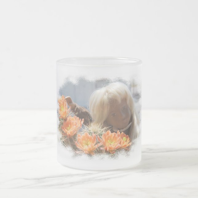 Sasha no navel Tasse Frostad Glasmugg (Center)