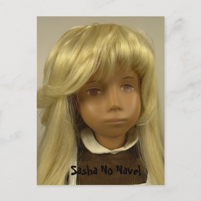 Sasha Puppe No Navel Postkarte Vykort (Framsida)