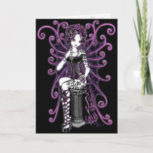 "Sasha"-Rosa Valentine Fairy Card Helgkort